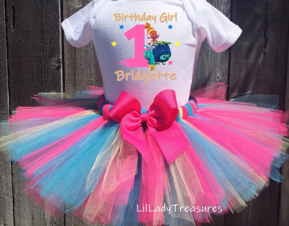 trolls first birthday outfit