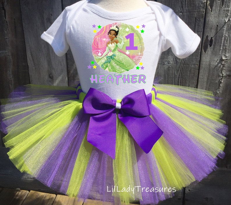 princess tiana 1st birthday outfit