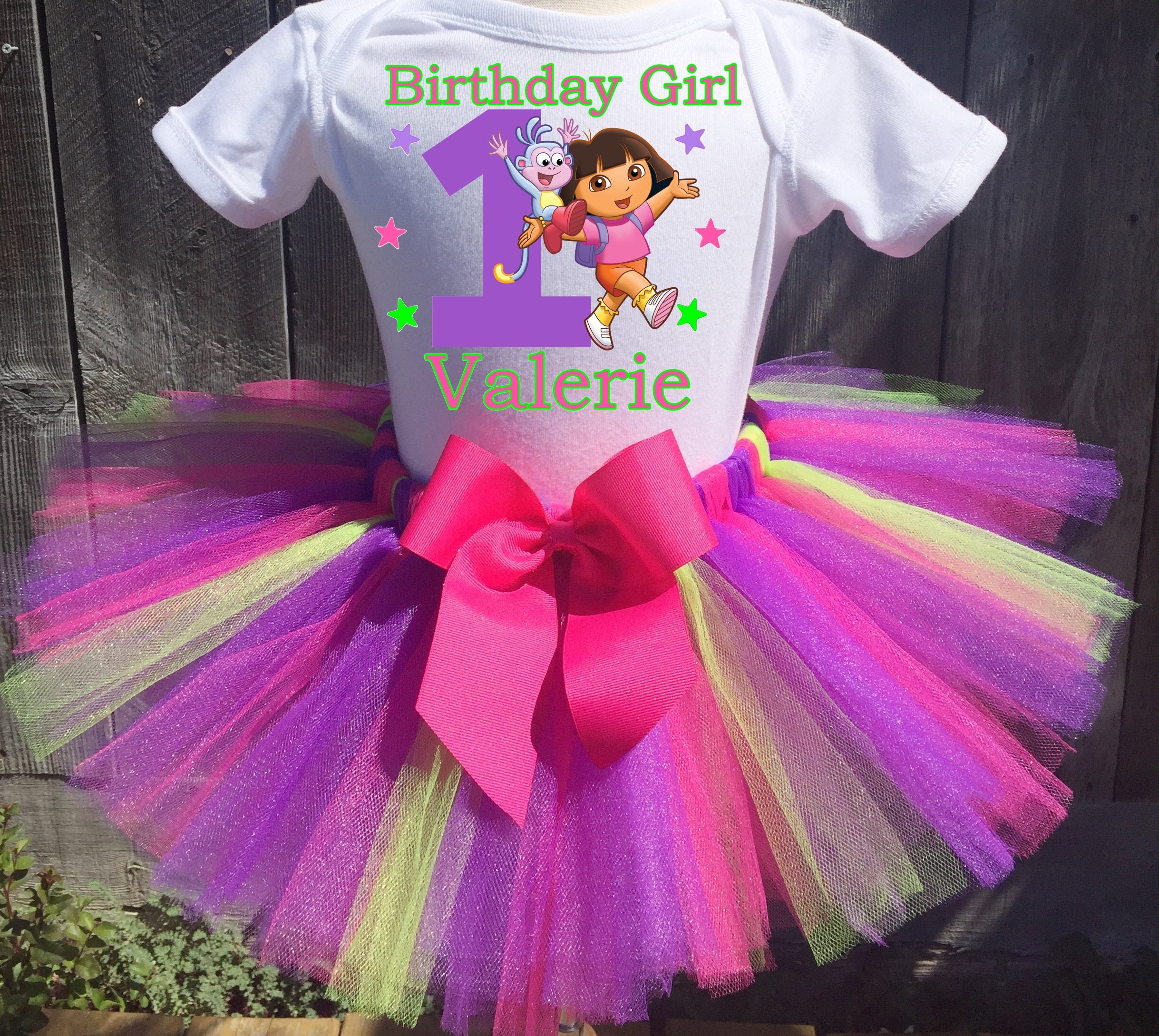 Dora The Explorer Birthday Outfit Dora First Birthday Outfit Etsy