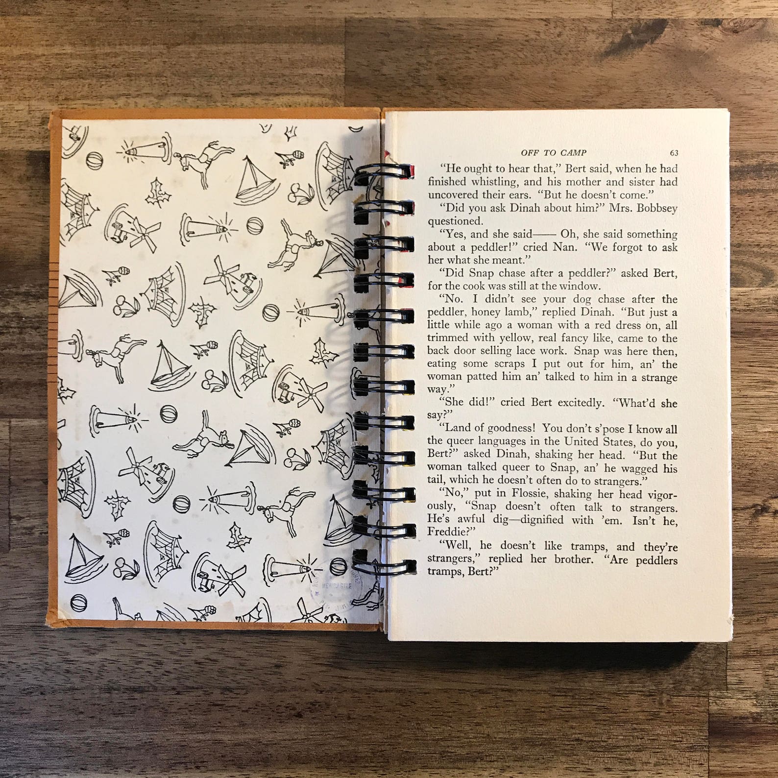 Spiralbound Recycled Journal / Altered Book Journal Etsy