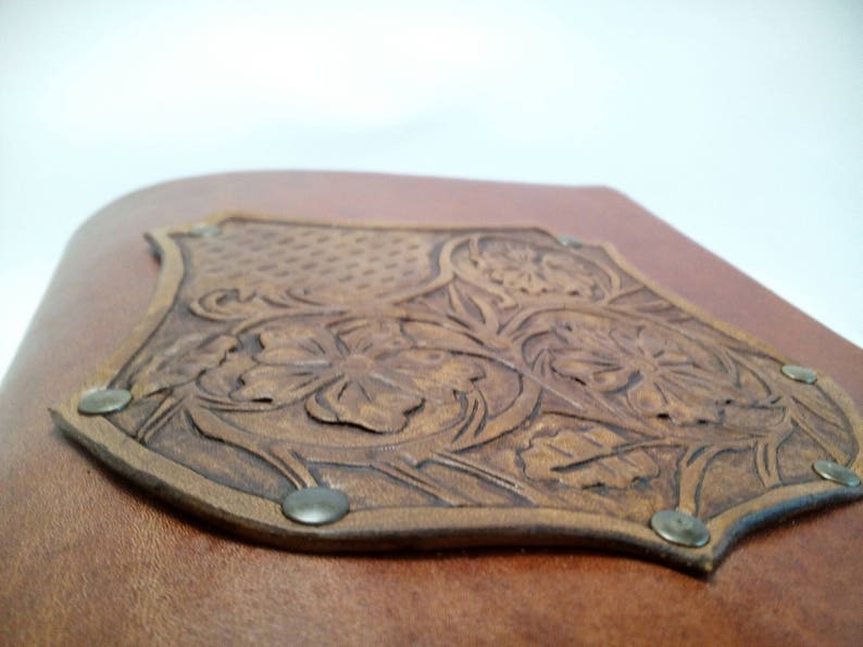 Sheridan Embossing Herbal Coat of Arms A5 Leather Journal | Etsy