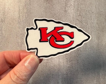 KC Arrowhead Vinyl Water-Resistant Sticker