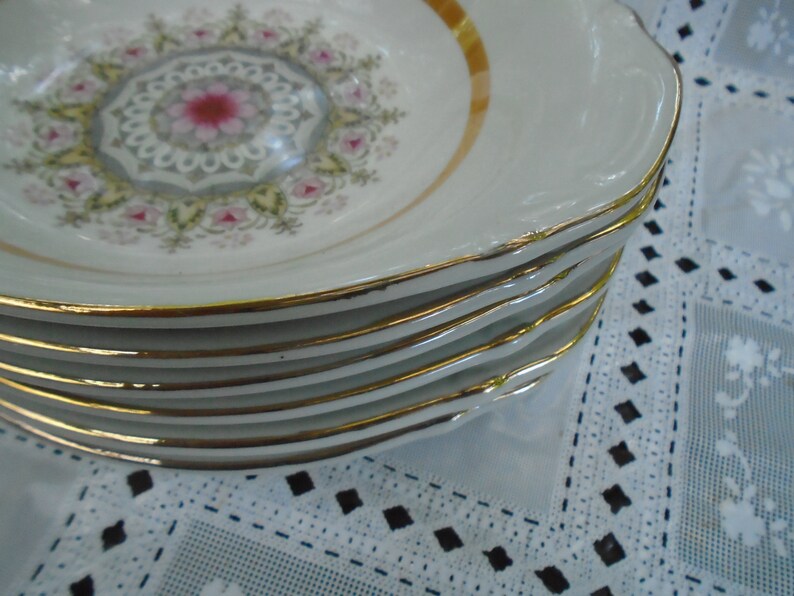 Vintage Oval Handled Dish~8 Hrs Research Shows Nothing~No Info Found~Excellant Condition~Beautiful~Signed T M China in Gold or F M China