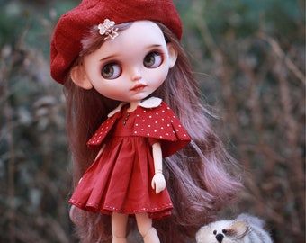 RED set for Blythe Doll