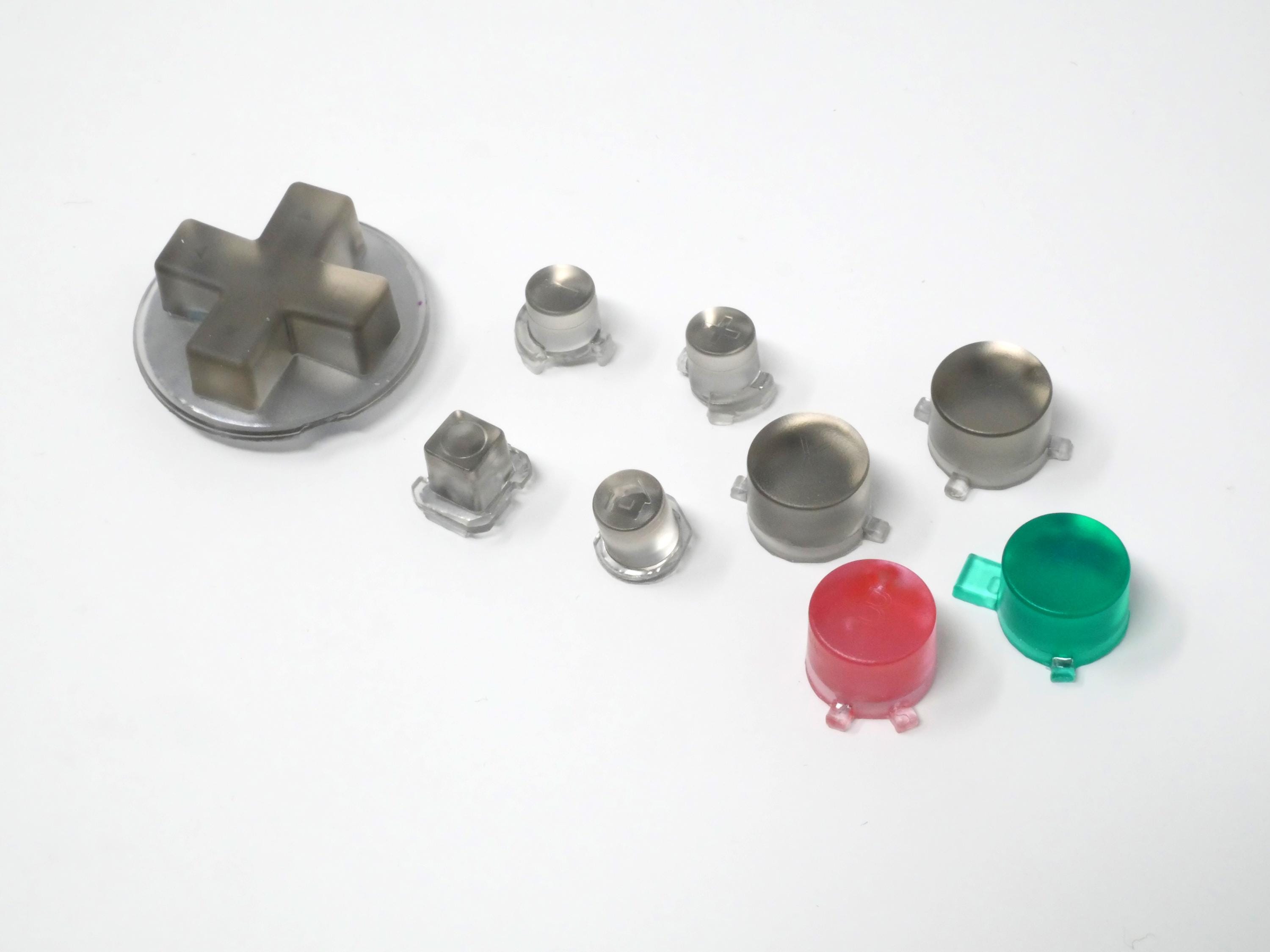 Metallic GameCube Themed Pro Controller Button Set