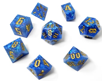 Juego de dados con cambio de color del océano cósmico