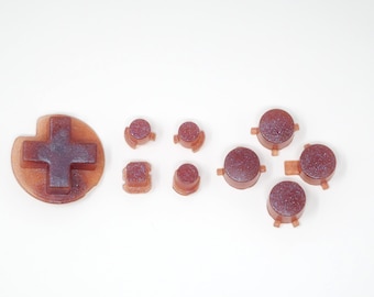 Cooling Magma - OEM (matte) Resin Face Button Set- For Switch Pro Controller