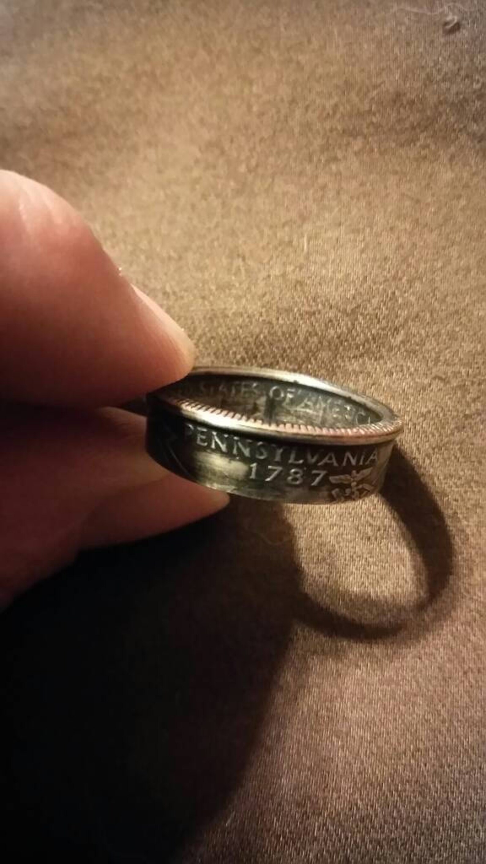 US Quarter Ring Quarter Ring Etsy