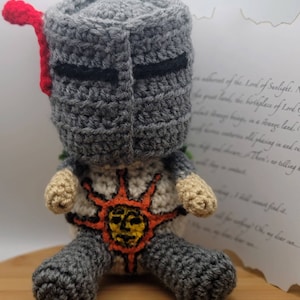 Sun Knight Solaire Crochet Doll