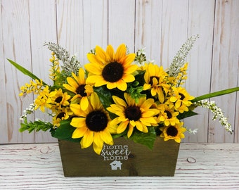 Sunflower Centerpiece Etsy