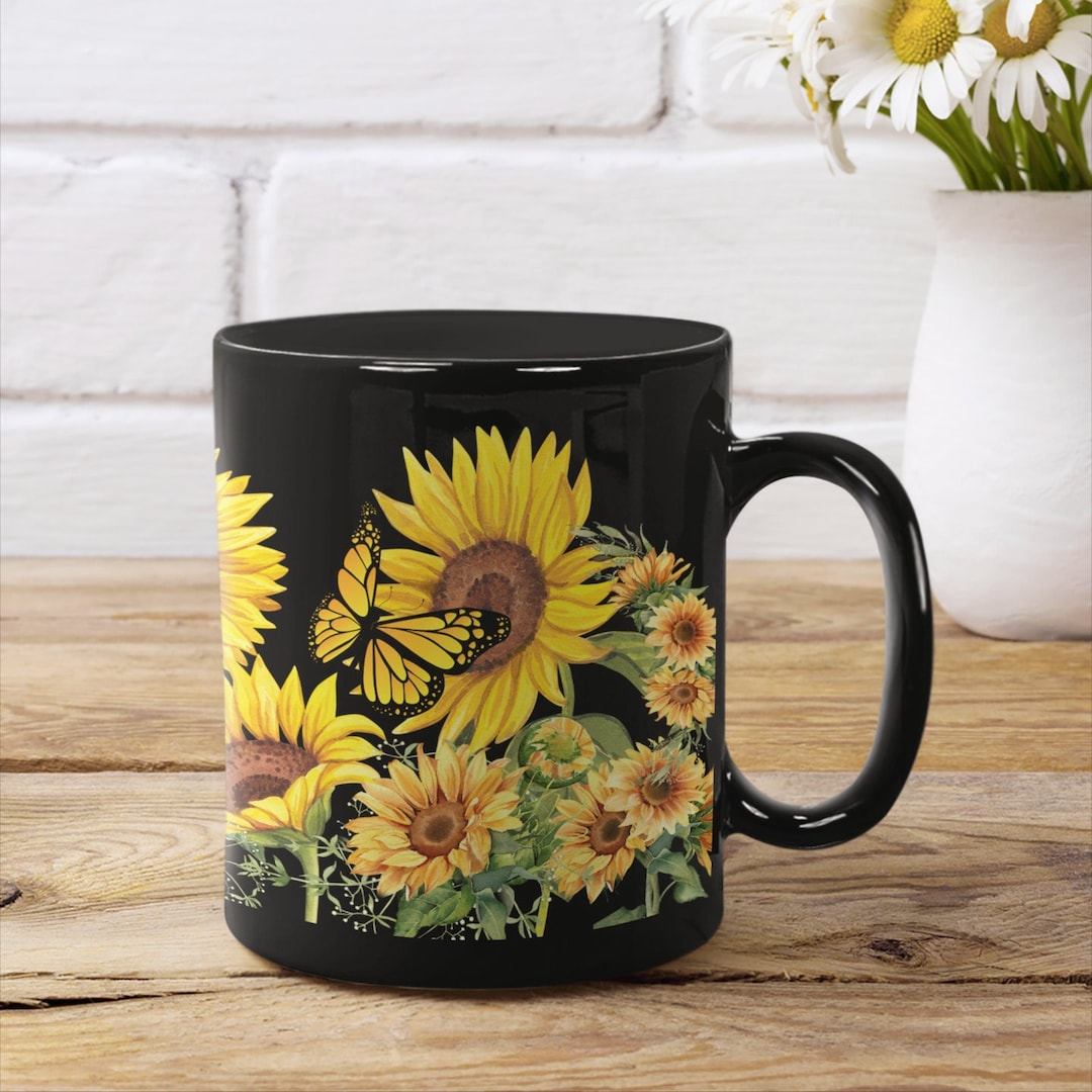 Sunflower Mug Sunflower Gifts Sunflower Cup Sunflower Coffee Mug