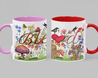 Cottagecore caneca incrivelmente abençoada cottagecore cogumelo canecas cogumelo floral caneca cogumelo mágico cottagecore caneca cogumelo caneca de café