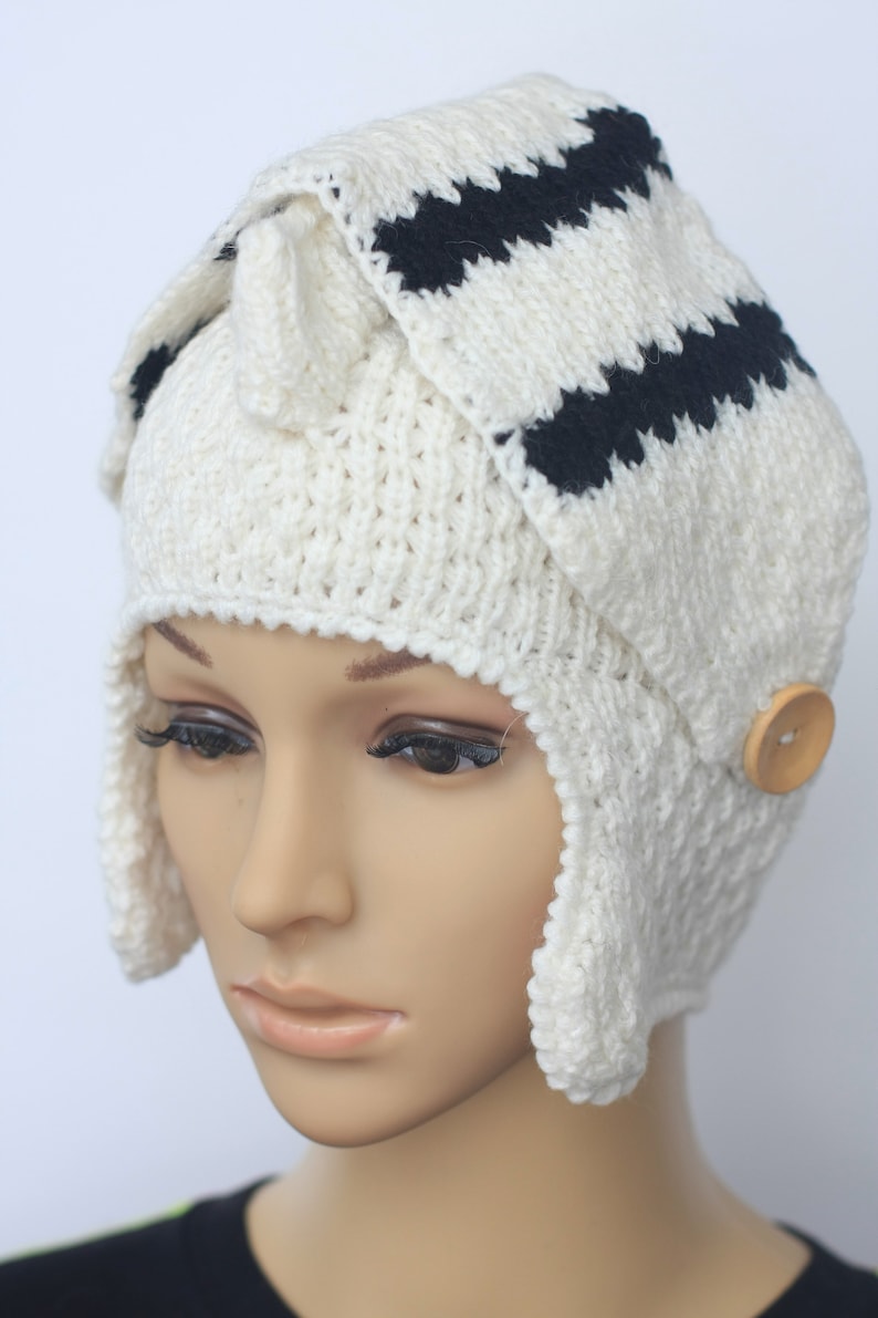 Peruvian Alpaca Chullo Hat , Ear Flap Hat ,beanie, Unisex , Men and