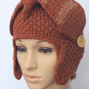 Peruvian hat chullo cap beanie ear flap original NWT alpaca NEW Inca winter hat handmade gift