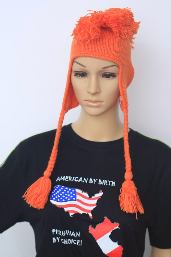 Peruvian Alpaca Chullo Hat Ear Flap Hat ,beanie, Unisex Men