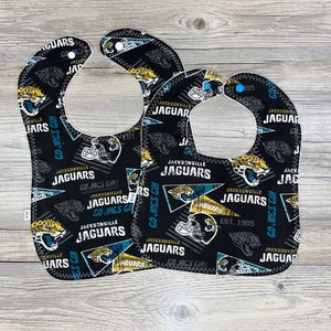 Jacksonville Jaguars Baby Bibs, Jaguars Baby Bib, Toddler Bibs, Infant Bib, NFL Baby Bibs, Washable Baby Bibs, Burp Cloths