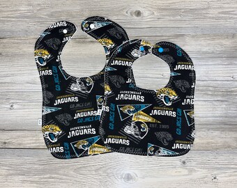 Jacksonville Jaguars Baby Bibs, Jaguars Baby Bib, Toddler Bibs, Infant Bib, NFL Baby Bibs, Washable Baby Bibs, Burp Cloths