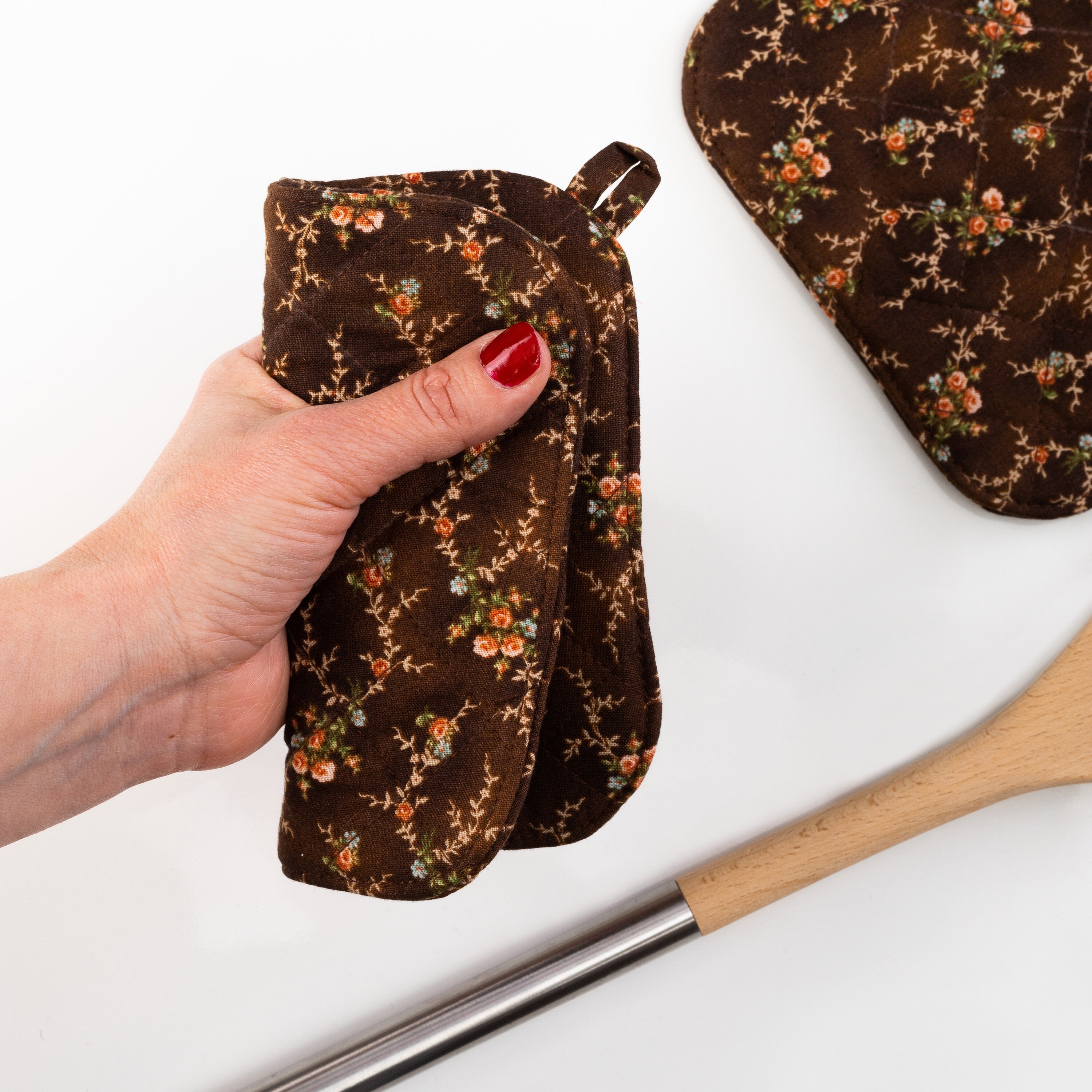 Brown Pot Holders and Oven Gloves Etsy Singapore