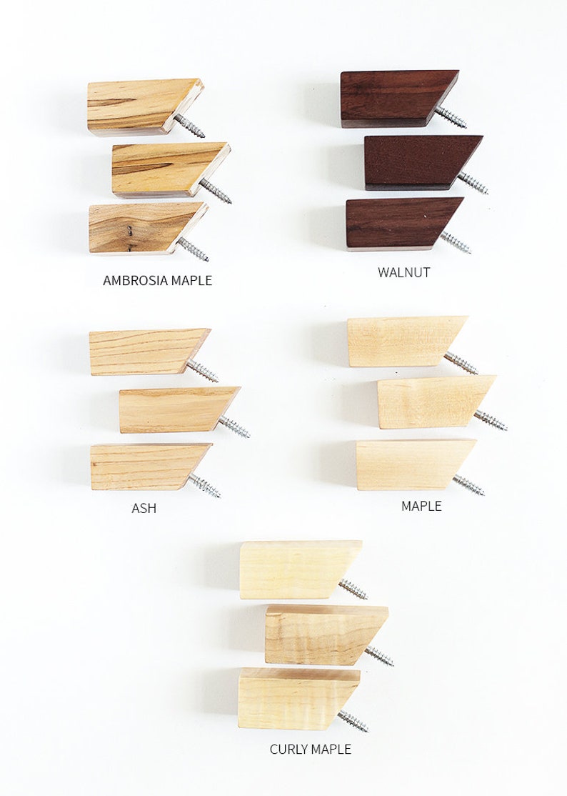 Modern Wood Wall Hooks, Bathroom Accessories, Home Decor, Housewarming Gift, image 7