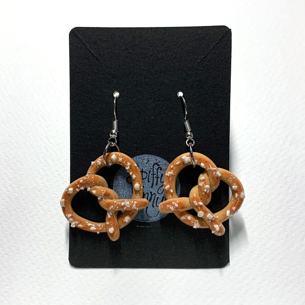 Salty Pretzel Earrings