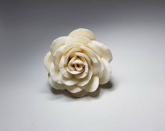 50 Bloom Rose 5 Cm dia Sola Wood Flowers Artificial Flower for decoration wholesale Shop Diffuser Handmade Spa Wedding Craft