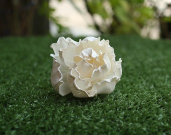 50 Rose Sola Wood Flowers, Handmade Diffuser Craft Supplies, 5cm