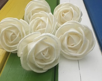 50 Rose Sola Wood Flowers 5cm, Handmade Diffuser Wedding Craft