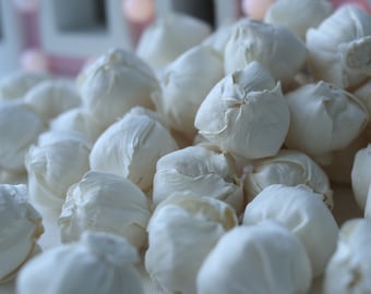 50 Pcs. Sola Wood Flowers (3cm) - Handmade Craft Diffuser Flowers