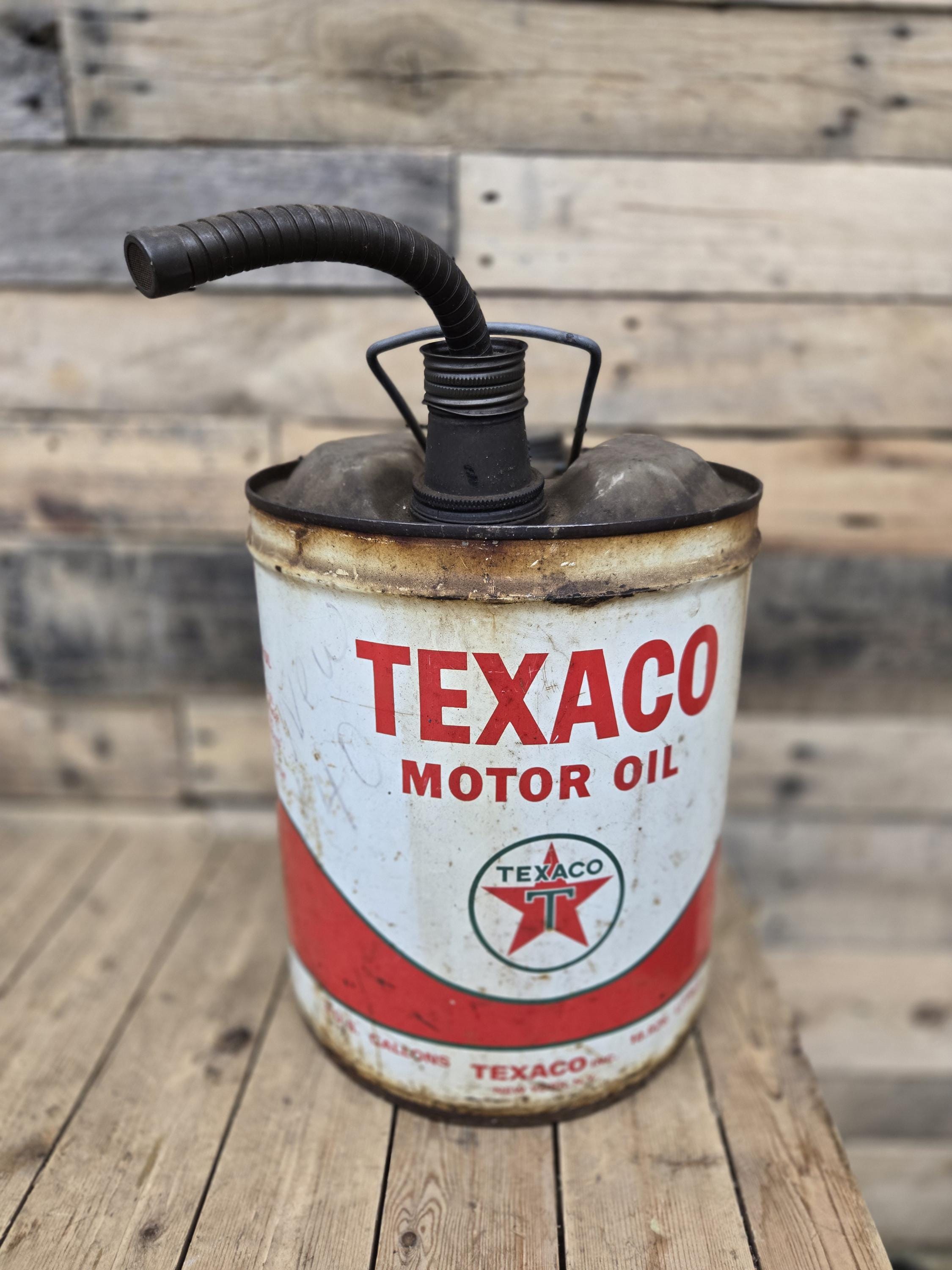 5 Gallon Metal Gas Can Vintage - Etsy