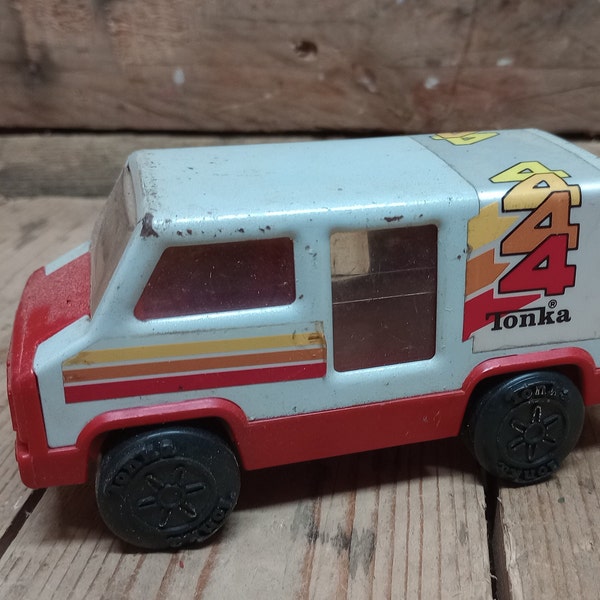 Vintage 1970s Tonka 4X4 Conversion Van Toy Vehicle 1979 Made in USA