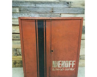 Vintage Niehoff Cabinet Car Parts Auto