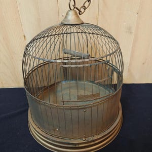 Victorian Brass Hendryx Bird Cage - Etsy