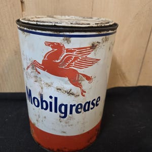 Vintage Metal Grease Can - Etsy
