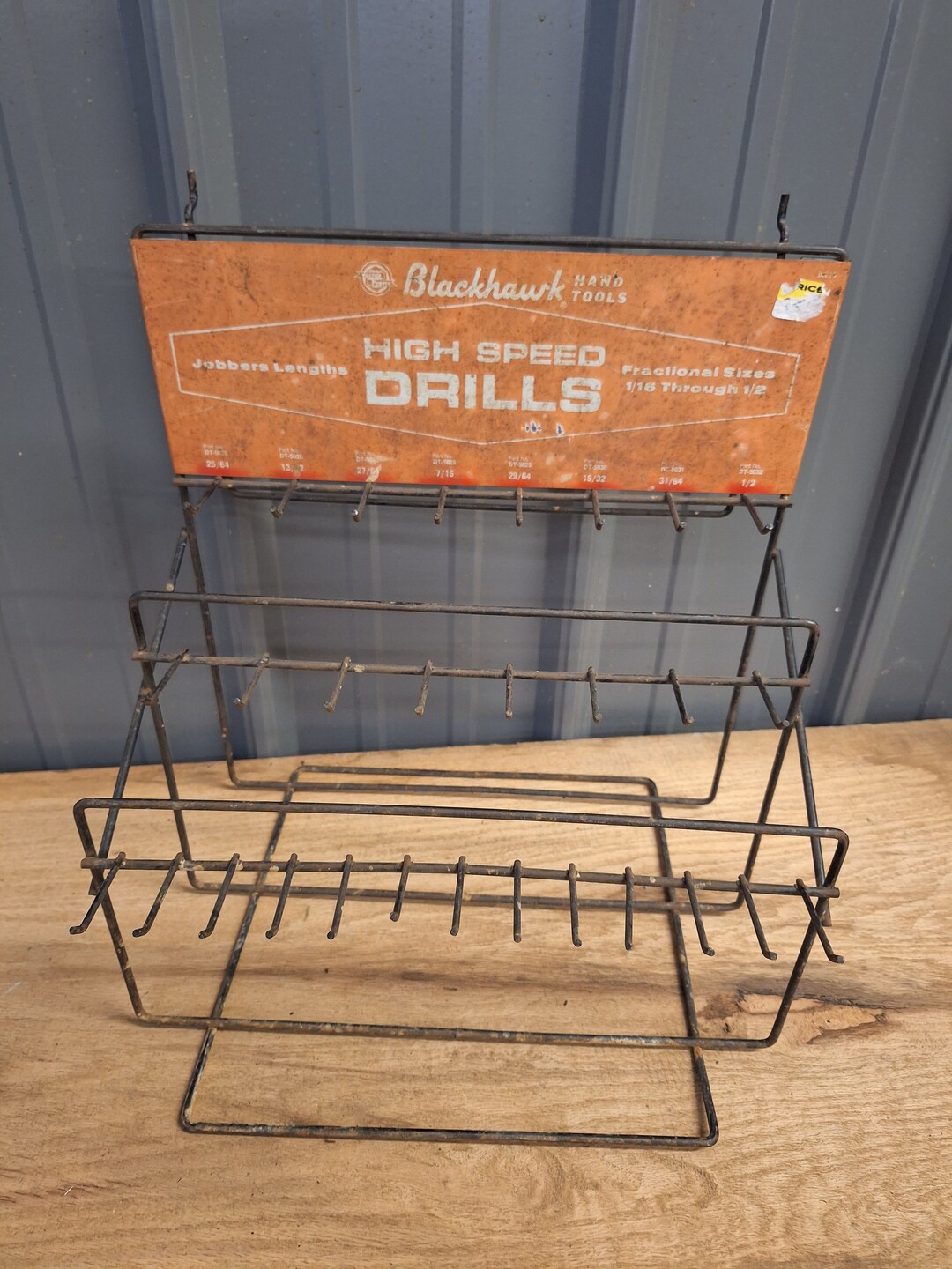 Vintage Metal Advertising Blackhawk Hand Tools High Speed Drills ...