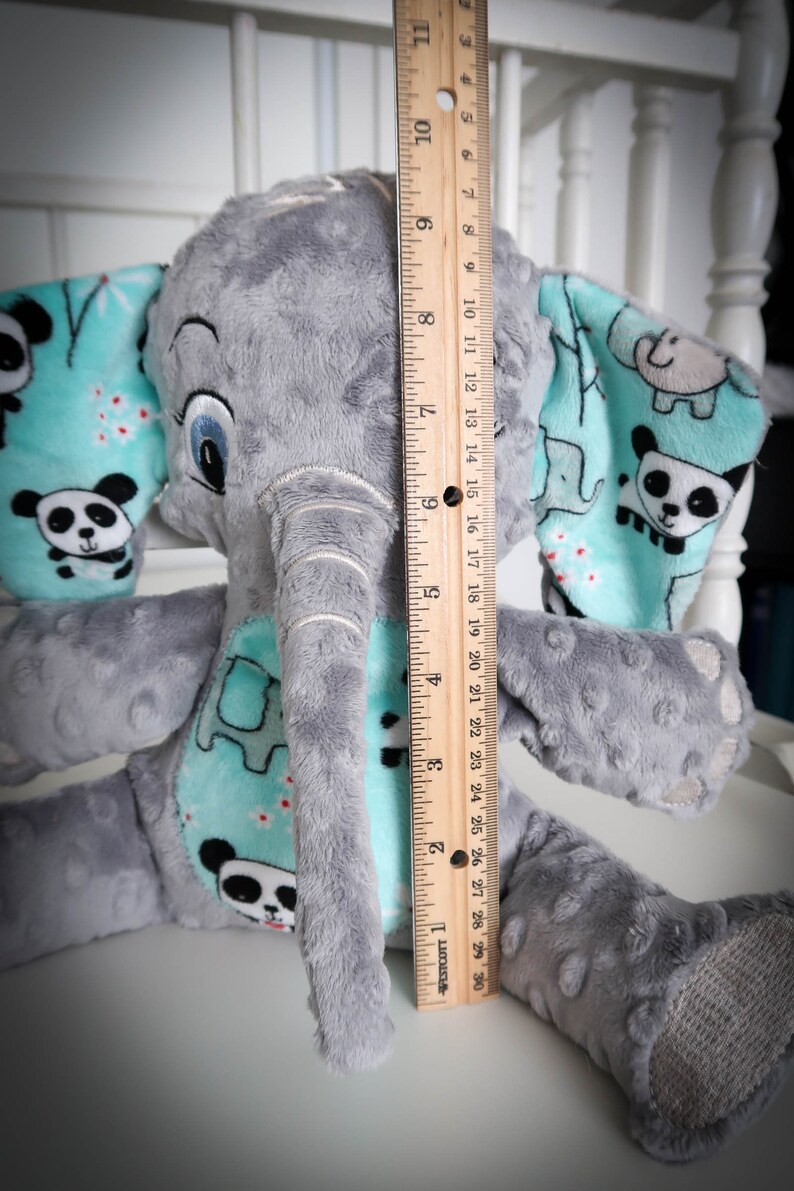 Elephant Baby Blanket Personalized Baby Blanket Custom Name Etsy