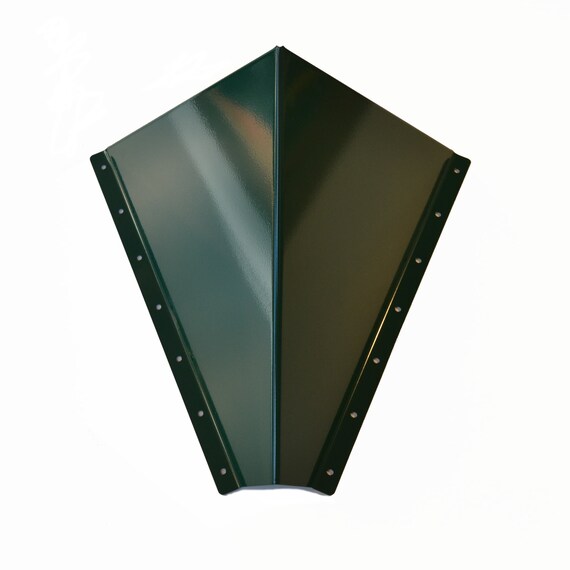 Snow Diverter Roof Cricket dark Green Snow Splitter Etsy