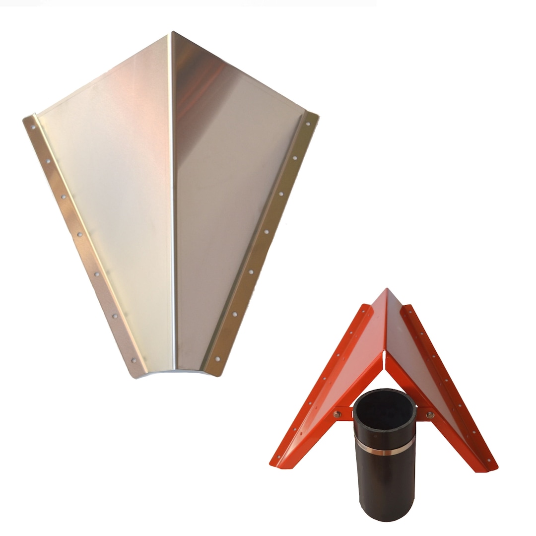 Snow Diverter Roof Cricket With Bracket stainless Snow Splitter