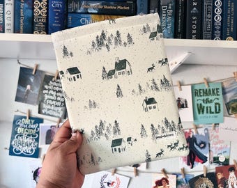 winter cottage sleeve - multiple sizes
