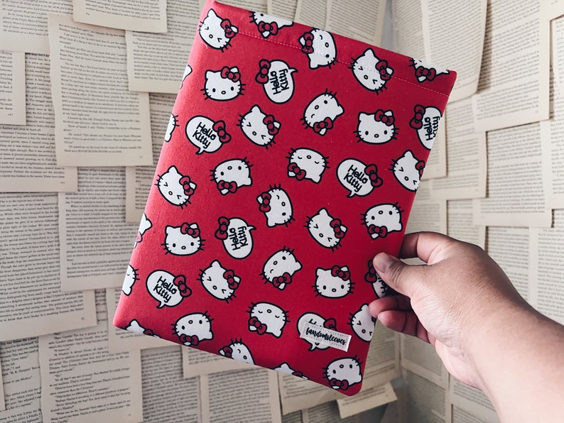 hello kitty book sleeve bookish accessories book sleeves hello kitty image 1