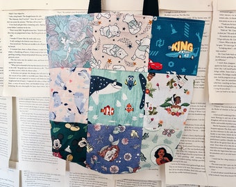 the magic of disney quilted mini tote bag