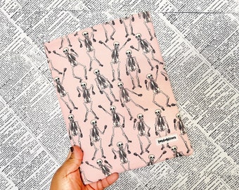 dancing skeletons standard book sleeve