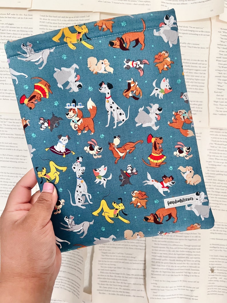 its a ruff life book sleeve bookish accessories Disney book sleeves disney dogs image 1