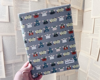 spooky grogu book sleeve | book sleeves | bookish accessories | spooky fabrics collection