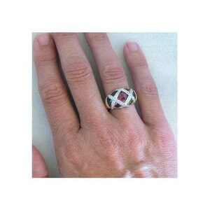 CLEARANCE MultiGem Diamond Ring 14k Yellow Gold 6 1/2. Reg 3999USD 50% off image 7