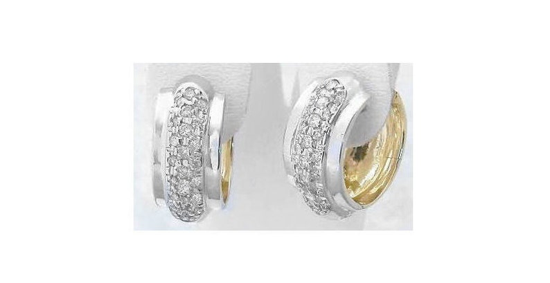 14K Yellow Gold Plated 0.37ctw White Simulated Diamond Triple Row Wedding Band Ring For Women