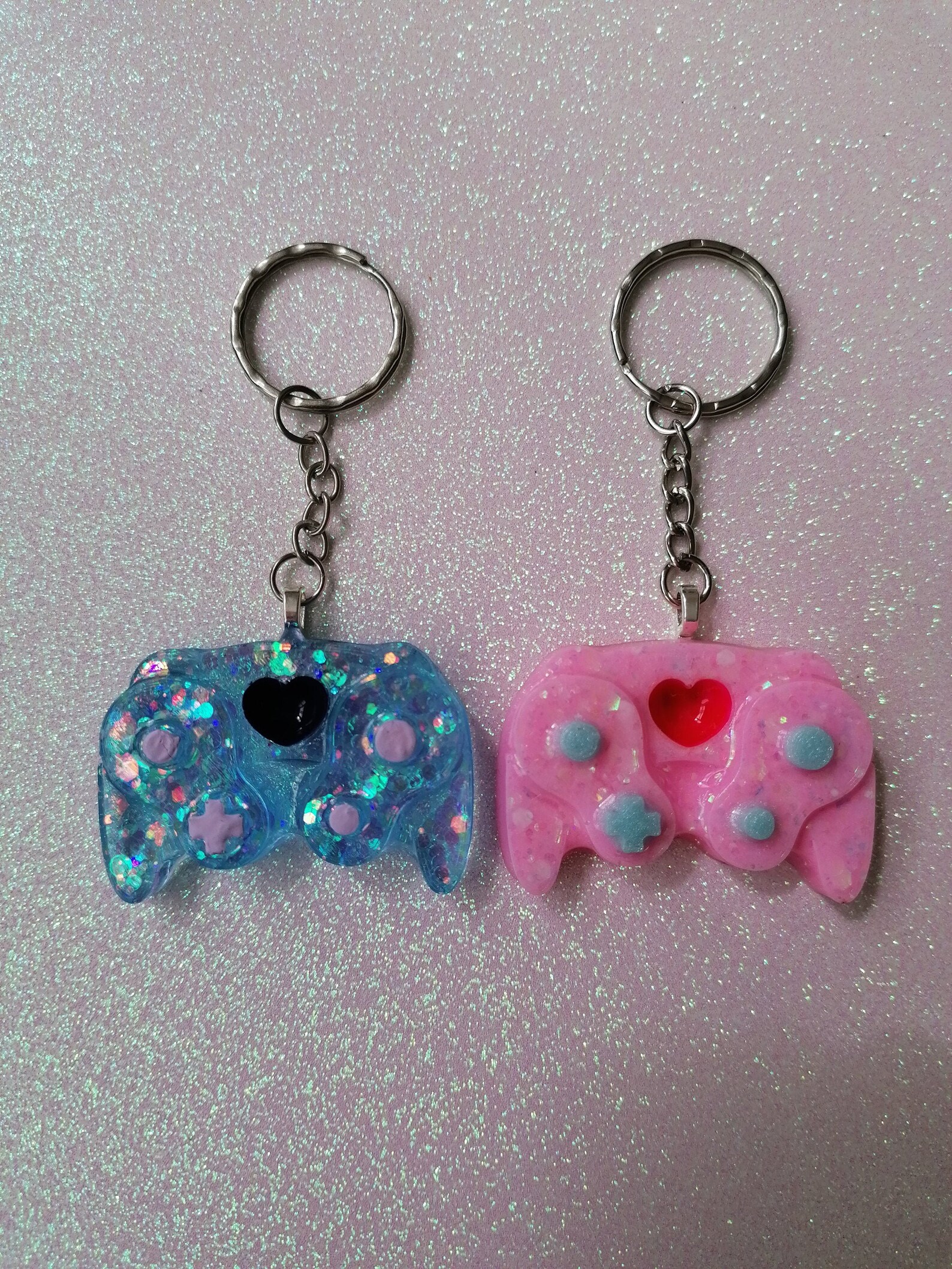 Gamecube Controller Resin Keychains Etsy