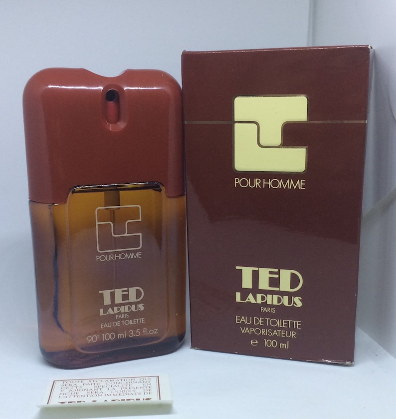 Ted Lapidus Pour Homme Perfume Vintage Man Eau De Toilette 100 Etsy