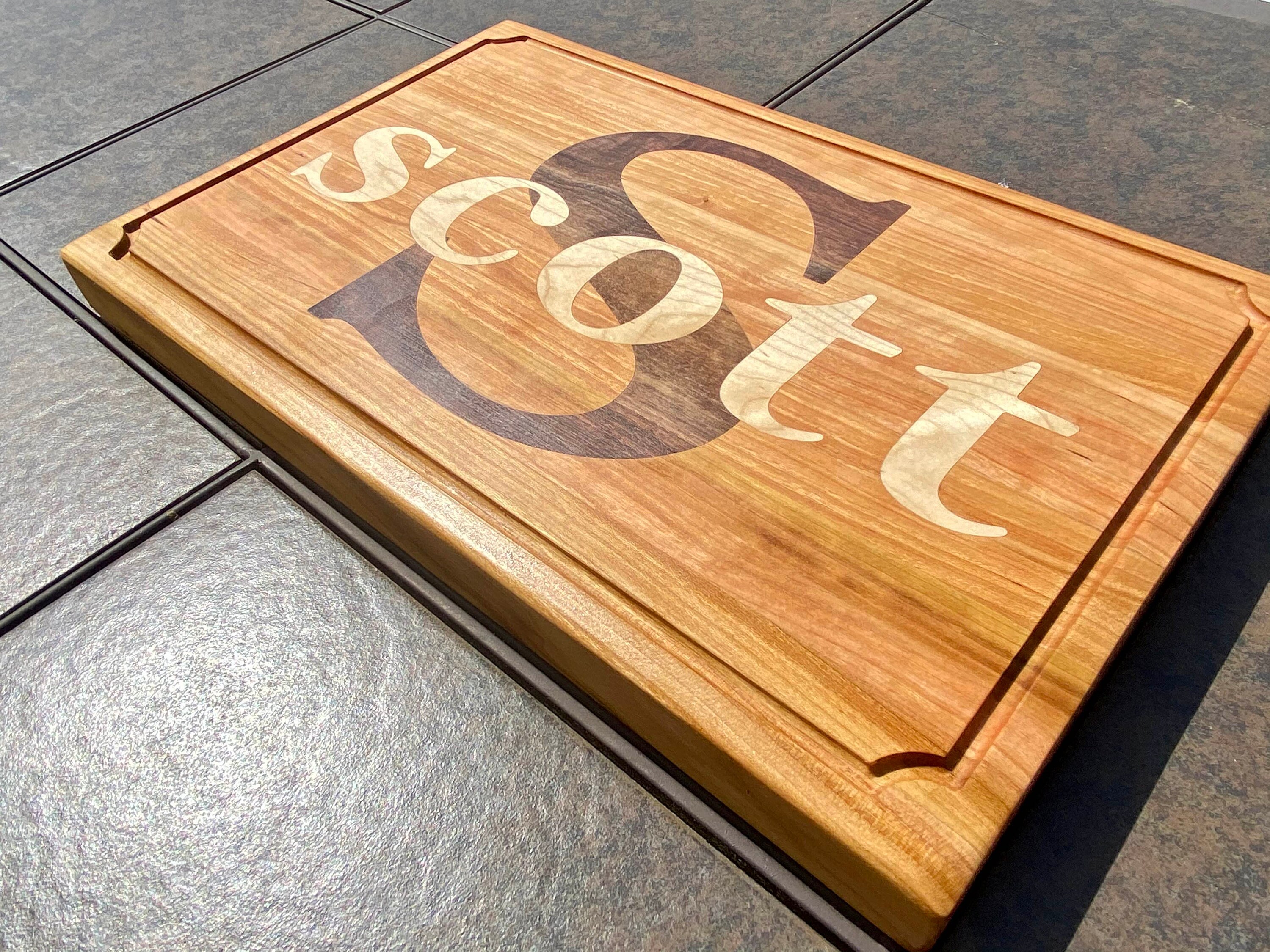 Handmade Personalized Inlay Cutting Board Custom Cutting Etsy UK