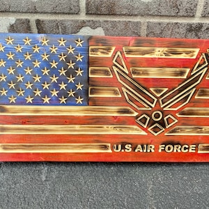 Air Force , Armed forces, American Flag Wall Art,  Wooden American Flag, Wood USA Flag, Patriotic Wooden Wall Decor, Don&#39;t Tread on me,
