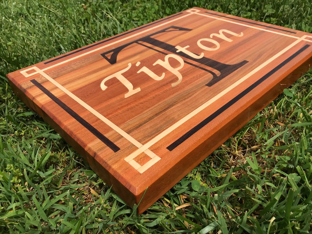Handmade Personalized Inlay Cutting Board, Custom Cutting Boards,last